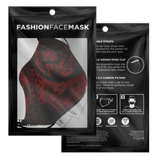 Load image into Gallery viewer, Vintage Red Covid Face Mask