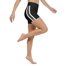 Load image into Gallery viewer, Tri-Color Black Muscle Up Yoga Shorts