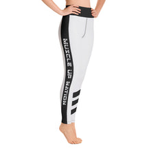 Load image into Gallery viewer, Light Gray Muscle Up Yoga Leggings