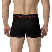 Load image into Gallery viewer, Black Red Muscle Up Tag Boxer Briefs