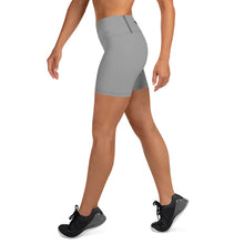 Load image into Gallery viewer, Gray Muscle Up Nation Yoga Shorts