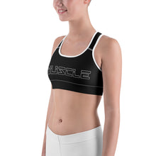 Load image into Gallery viewer, Black Muscle Sports bra