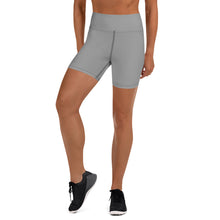 Load image into Gallery viewer, Gray Muscle Up Nation Yoga Shorts