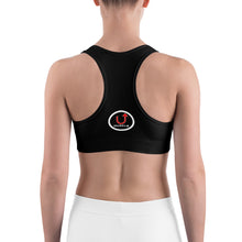 Load image into Gallery viewer, Black Muscle Sports bra