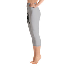 Load image into Gallery viewer, Spartan Warrior Gray Yoga Capri Leggings