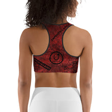 Load image into Gallery viewer, Hazard Red Sports bra