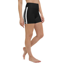 Load image into Gallery viewer, Tri-Color Black Muscle Up Yoga Shorts
