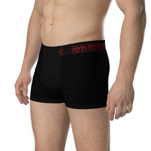 Load image into Gallery viewer, Black Red Muscle Up Tag Boxer Briefs