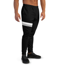 Load image into Gallery viewer, Asymetrical Striped Black Joggers