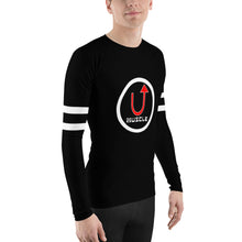 Load image into Gallery viewer, Classic Black Muscle Up Men's Rash Guard