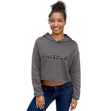 Load image into Gallery viewer, Muscle Tag Crop Hoodie