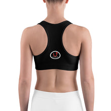 Load image into Gallery viewer, Black Muscle Sports bra