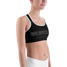 Load image into Gallery viewer, Black Muscle Sports bra