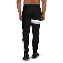 Load image into Gallery viewer, Asymetrical Striped Black Joggers