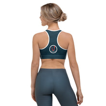 Load image into Gallery viewer, Turquoise Muscle Up Sports bra