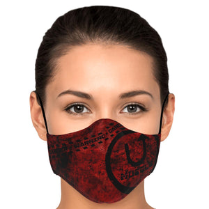Vintage Red Covid Face Mask