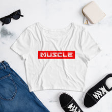 Load image into Gallery viewer, Women’s Muscle Crop Tee