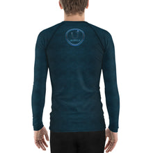 Load image into Gallery viewer, Turqoise Pattern Muscle Up Men&#39;s Rash Guard