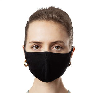 Muscle Up Black Face Mask (3-Pack)