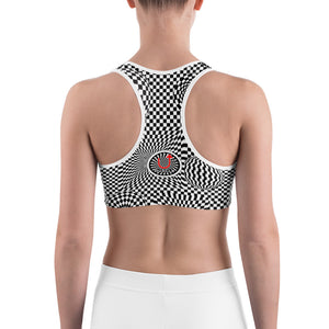 Optical Illusion Sports bra