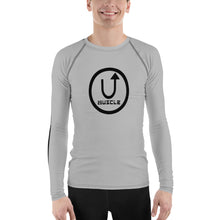 Load image into Gallery viewer, Muscle Up Nation Gray Rash Guard