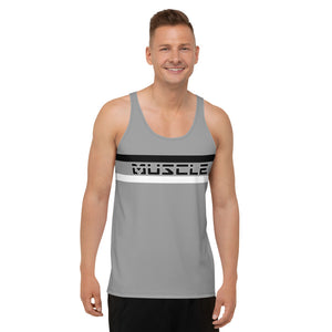 Tricolor Muscle Up Tag Tank Top