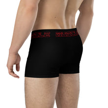 Load image into Gallery viewer, Black Red Muscle Up Tag Boxer Briefs