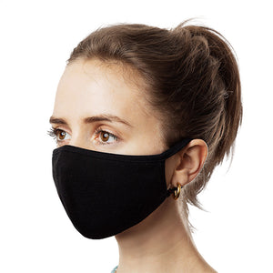 Muscle Up Black Face Mask (3-Pack)