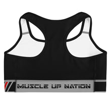 Load image into Gallery viewer, Muscle Up Black Belt Sports bra