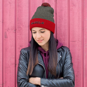 Muscle Up Pom-Pom Beanie